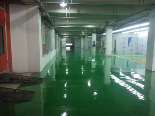 泰安新泰车间仓库绿色地板漆涂刷施工 泰安市岱岳区佳祥建材销售中心 环氧地坪漆销售施工