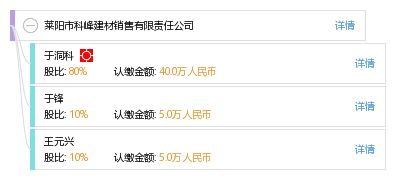 莱阳市科峰建材销售有限责任公司
